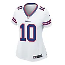 Zennovawear Mitch Trubisky 10 Buffalo Bills Team Game Women Jersey - White