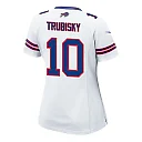 Zennovawear Mitch Trubisky 10 Buffalo Bills Team Game Women Jersey - White