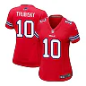 Zennovawear Mitch Trubisky 10 Buffalo Bills Team Game Women Jersey - Red