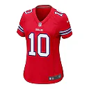 Zennovawear Mitch Trubisky 10 Buffalo Bills Team Game Women Jersey - Red
