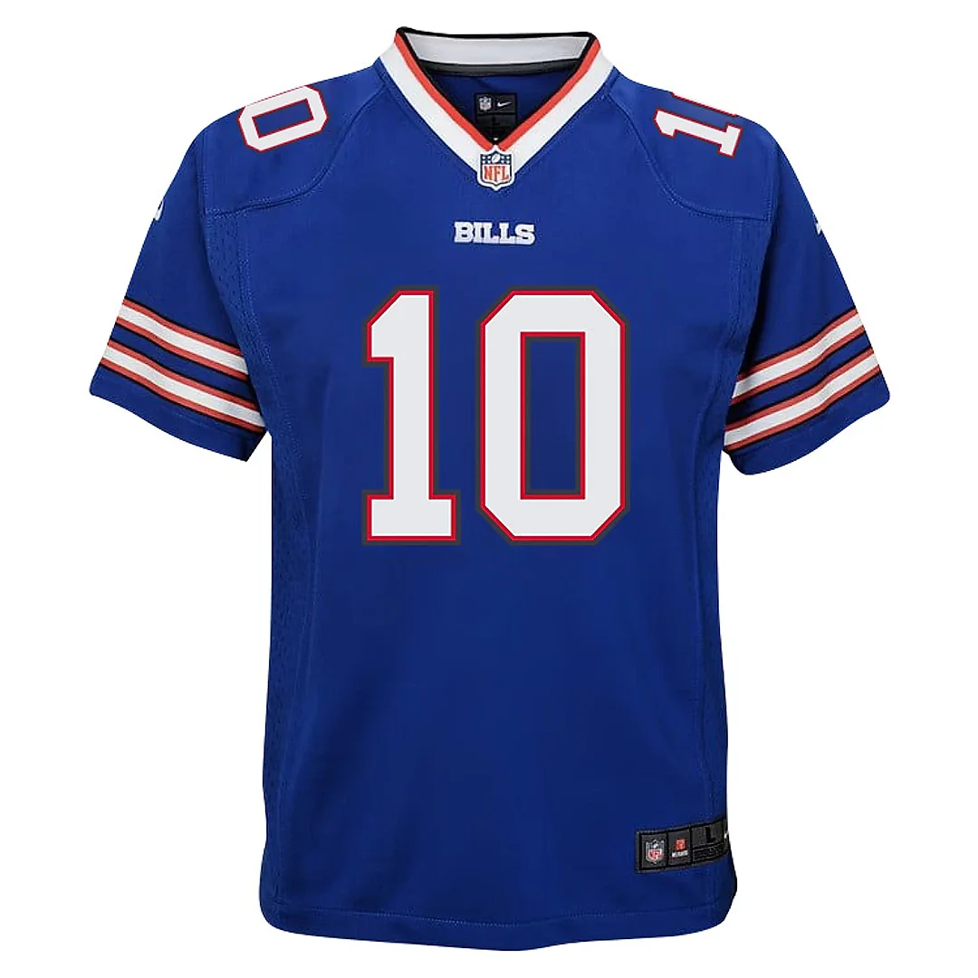 Zennovawear Mitch Trubisky 10 Buffalo Bills Team Game YOUTH Jersey - Royal