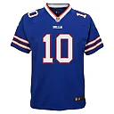 Zennovawear Mitch Trubisky 10 Buffalo Bills Team Game YOUTH Jersey - Royal