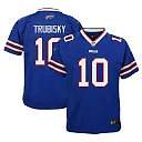 Zennovawear Mitch Trubisky 10 Buffalo Bills Team Game YOUTH Jersey - Royal