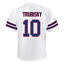 Zennovawear Mitch Trubisky 10 Buffalo Bills Team Game YOUTH Jersey - White