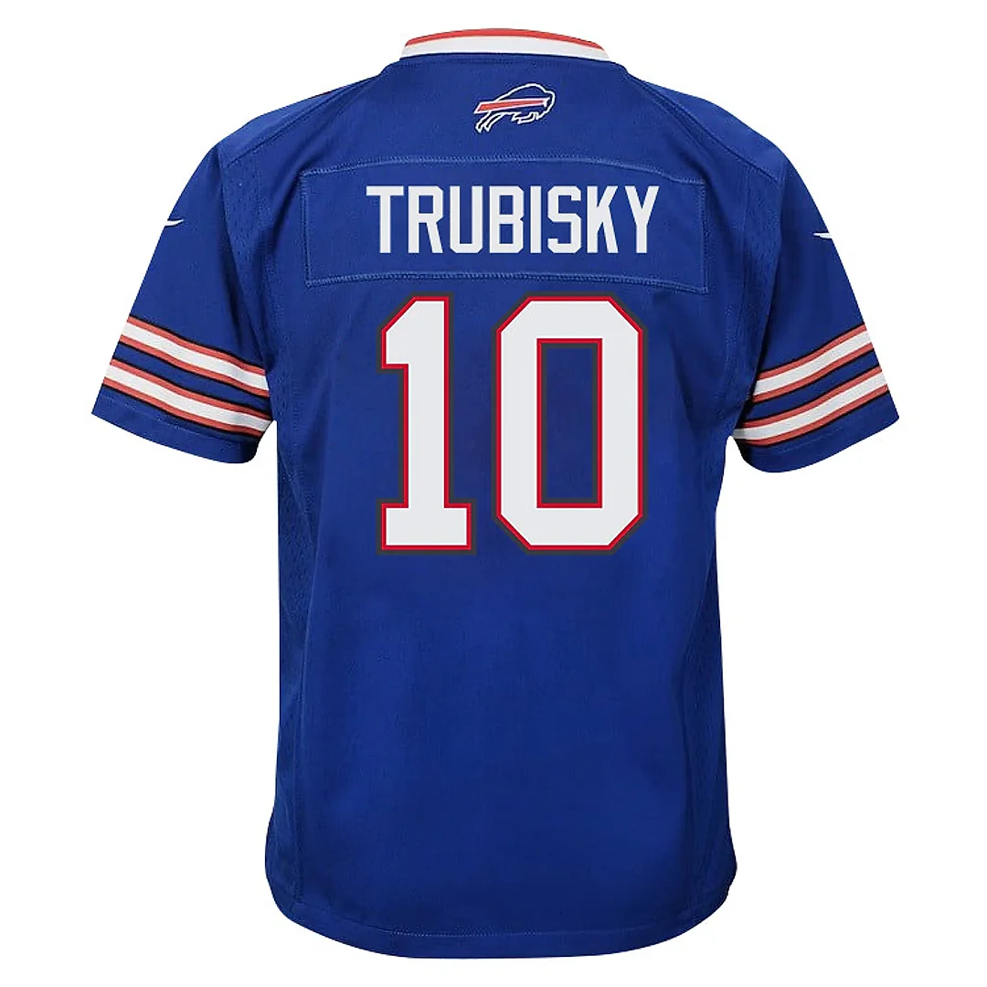 Zennovawear Mitch Trubisky 10 Buffalo Bills Team Game YOUTH Jersey - Royal
