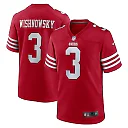 Zennovawear Mitch Wishnowsky 3 San Francisco 49ers Game Men Jersey - Scarlet