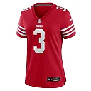 Zennovawear Mitch Wishnowsky 3 San Francisco 49ers Women's Game Jersey - Scarlet