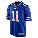 Zennovawear Mitchell Trubisky 11 Buffalo Bills Game Men Jersey - Royal