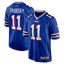 Zennovawear Mitchell Trubisky 11 Buffalo Bills Game Men Jersey - Royal