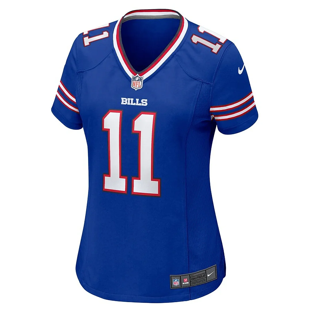 Zennovawear Mitchell Trubisky 11 Buffalo Bills Game Women Jersey - Royal