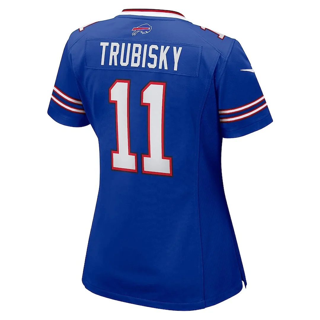 Zennovawear Mitchell Trubisky 11 Buffalo Bills Game Women Jersey - Royal