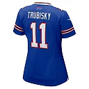 Zennovawear Mitchell Trubisky 11 Buffalo Bills Game Women Jersey - Royal