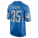Zennovawear Mohamed Ibrahim 35 Detroit Lions Game Men Jersey - Blue