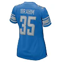 Zennovawear Mohamed Ibrahim 35 Detroit Lions Game Women Jersey - Blue