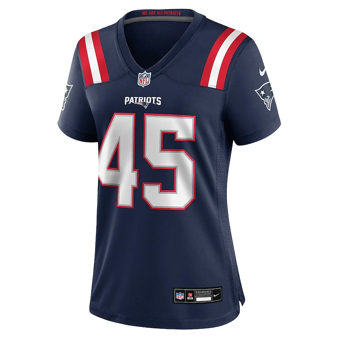 Zennovawear Monty Rice 45 New England Patriots Women's Game Jersey - Navy