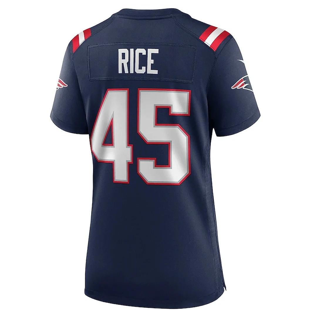 Zennovawear Monty Rice 45 New England Patriots Women's Game Jersey - Navy