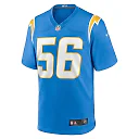 Zennovawear Morgan Fox 56 Los Angeles Chargers Team Game Men Jersey - Powder Blue