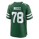 Zennovawear Morgan Moses 78 New York Jets Team Game Men Jersey - Legacy Green