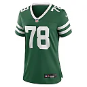 Zennovawear Morgan Moses 78 New York Jets Women's Team Game Jersey - Legacy Green