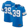 Zennovawear Morice Norris 39 Detroit Lions Game Men Jersey - Blue