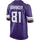 Zennovawear Moritz Bohringer 81 Minnesota Vikings Men Team Color Game Jersey - Purple