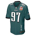 Zennovawear Moro Ojomo 97 Philadelphia Eagles Super Bowl LIX Champions Patch 'New Orleans - Where Legends Are Made' EMBROIDERED Game Men Jersey...