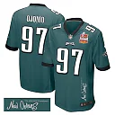 Zennovawear Moro Ojomo 97 Philadelphia Eagles Super Bowl LIX Champions Patch 'New Orleans - The Ultimate Showdown' EMBROIDERED Game Men Jersey...