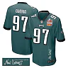 Zennovawear Moro Ojomo 97 Philadelphia Eagles Super Bowl LIX Champions Patch 'New Orleans - Where Passion Ignites' EMBROIDERED Game Men Jersey...