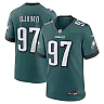 Zennovawear Moro Ojomo 97 Philadelphia Eagles Team Game Men Jersey - Midnight Green
