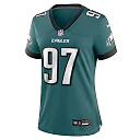 Zennovawear Moro Ojomo 97 Philadelphia Eagles Women's Team Game Jersey - Midnight Green