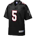 Zennovawear Morten Andersen 5 Atlanta Falcons NFL Pro Line Vintage Men Retired Jersey - Black