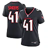 Zennovawear Myjai Sanders 41 Houston Texans Women's Team Game Jersey - Navy