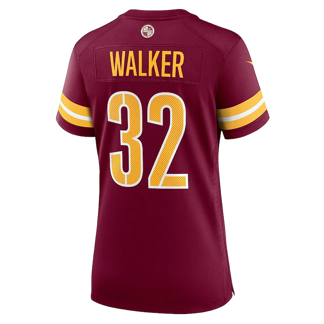 Zennovawear Mykal Walker 32 Washington Commanders Women's Game Jersey - Burgundy
