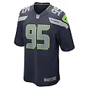 Zennovawear Myles Adams 95 Seattle Seahawks Game Men Jersey - College Navy