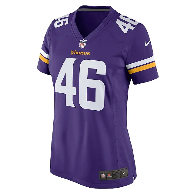 Zennovawear Myles Dorn 46 Minnesota Vikings Women Game Jersey - Purple