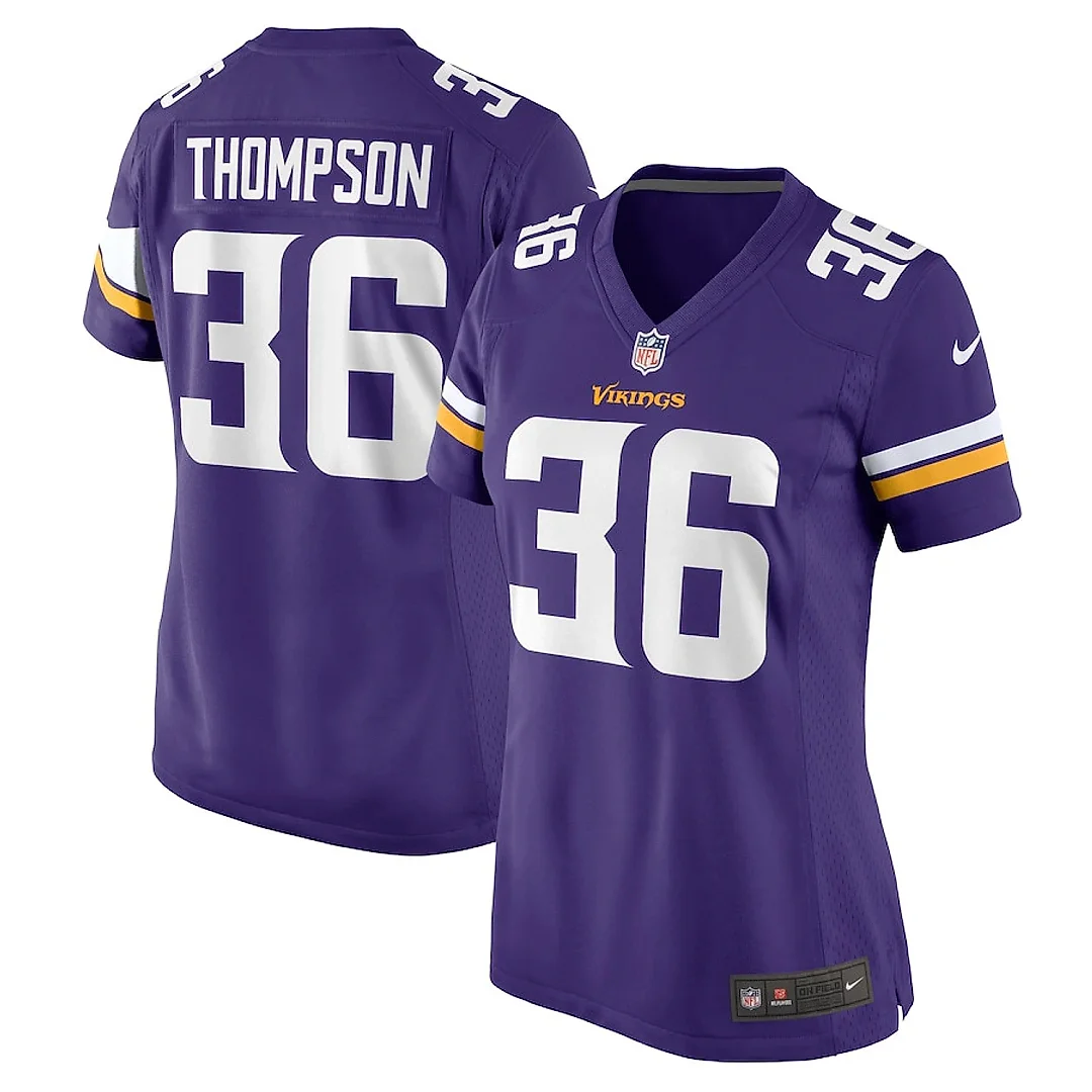 Zennovawear NaJee Thompson 36 Minnesota Vikings Women's Game Jersey - Purple