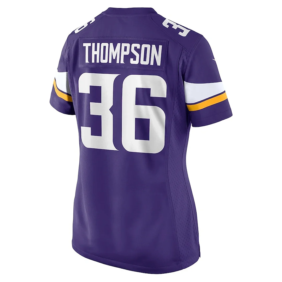 Zennovawear NaJee Thompson 36 Minnesota Vikings Women's Game Jersey - Purple