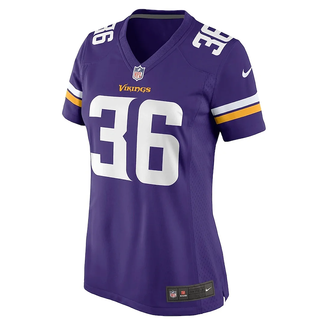 Zennovawear NaJee Thompson 36 Minnesota Vikings Women's Game Jersey - Purple