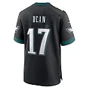 Zennovawear Nakobe Dean 17 Philadelphia Eagles Alternate Game Men Jersey - Black