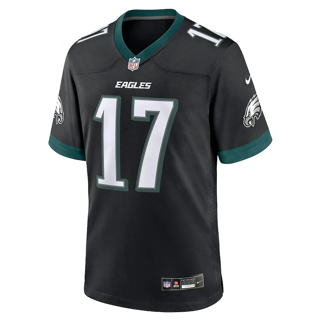 Zennovawear Nakobe Dean 17 Philadelphia Eagles Alternate Game Men Jersey - Black