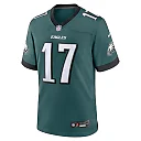 Zennovawear Nakobe Dean 17 Philadelphia Eagles Team Game Men Jersey - Midnight Green