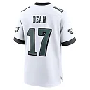 Zennovawear Nakobe Dean 17 Philadelphia Eagles White Game Men Jersey - White