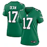 Zennovawear Nakobe Dean 17 Philadelphia Eagles Women's Alternate Game Jersey - Kelly Green