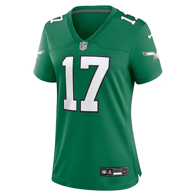 Zennovawear Nakobe Dean 17 Philadelphia Eagles Women's Alternate Game Jersey - Kelly Green