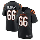 Zennovawear Nate Gilliam 66 Cincinnati Bengals Team Game Men Jersey - Black