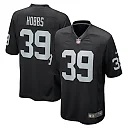 Zennovawear Nate Hobbs 39 Las Vegas Raiders Men Game Jersey - Black