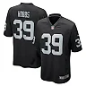 Zennovawear Nate Hobbs 39 Las Vegas Raiders Men Game Jersey - Black