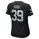 Zennovawear Nate Hobbs 39 Las Vegas Raiders Women Game Jersey - Black