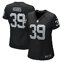 Zennovawear Nate Hobbs 39 Las Vegas Raiders Women Game Jersey - Black