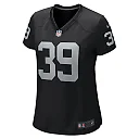 Zennovawear Nate Hobbs 39 Las Vegas Raiders Women Game Jersey - Black